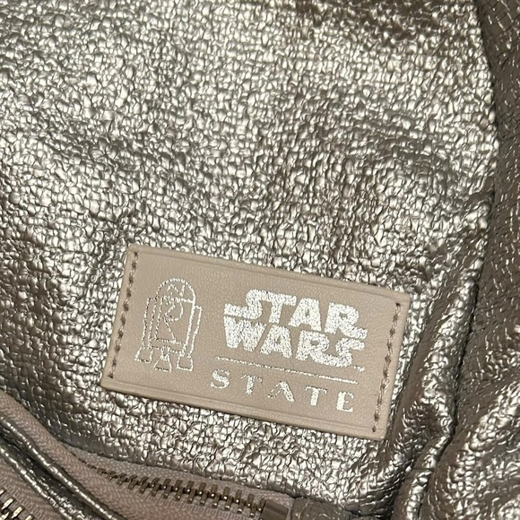 State Brand Star Wars Silver Metallic Backpack - Picture 6 of 16
